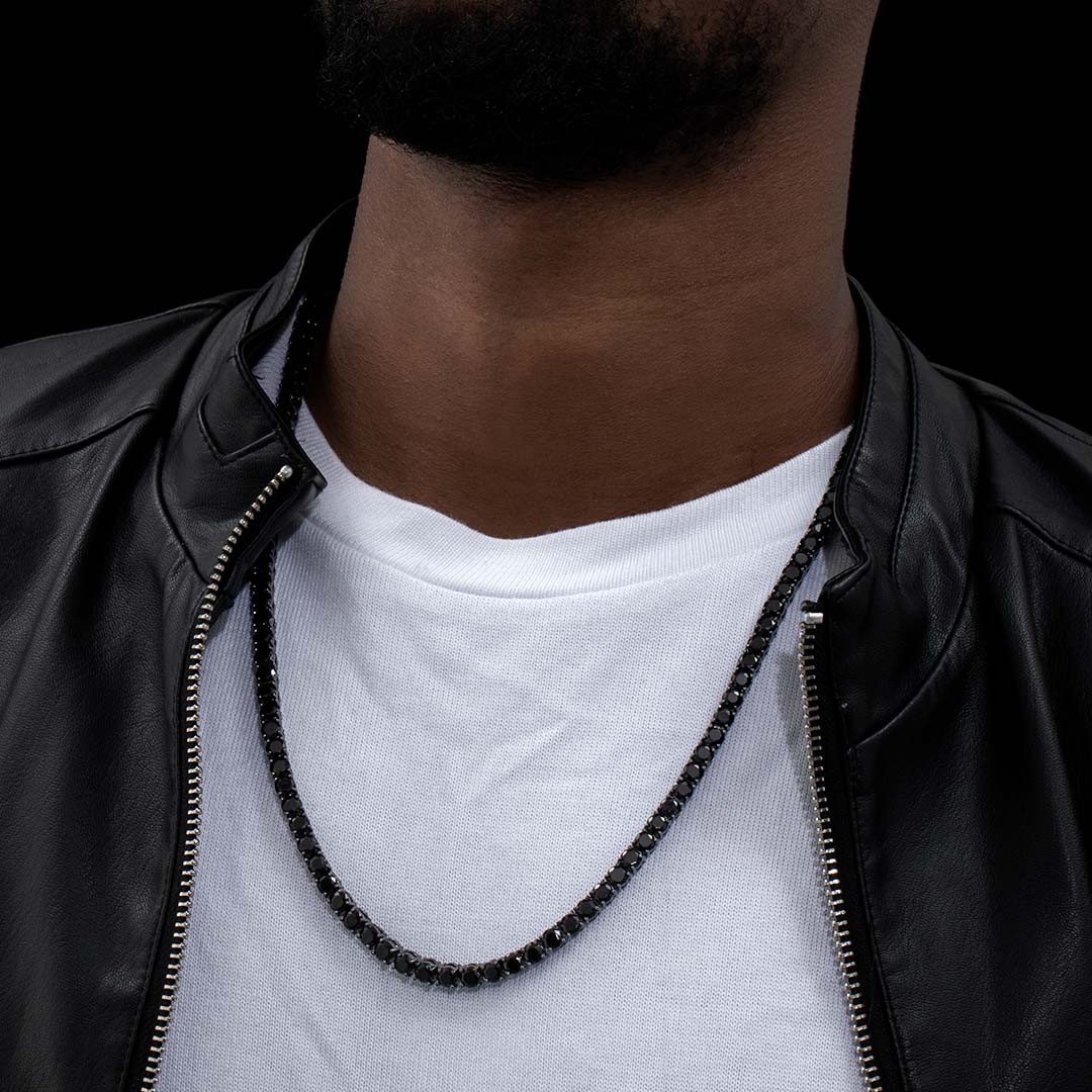 Black Gold Tennis Chain