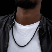 Black Gold Tennis Chain