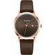 Dark Brown - Rose Gold