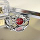Silver-Red