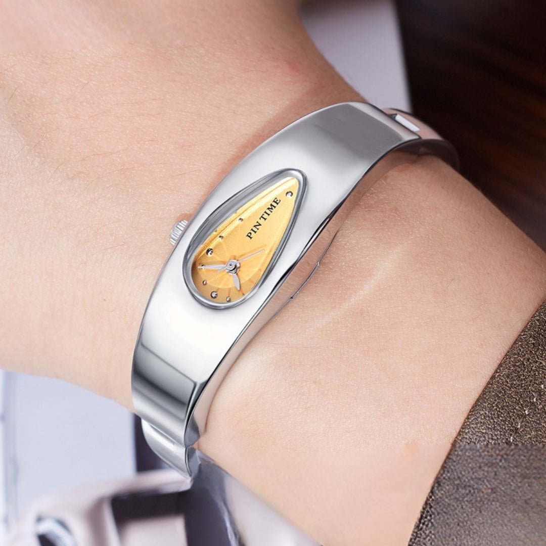Golden Marquise Watch