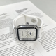 White belt silver frame