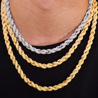Iced Out Rope Chain