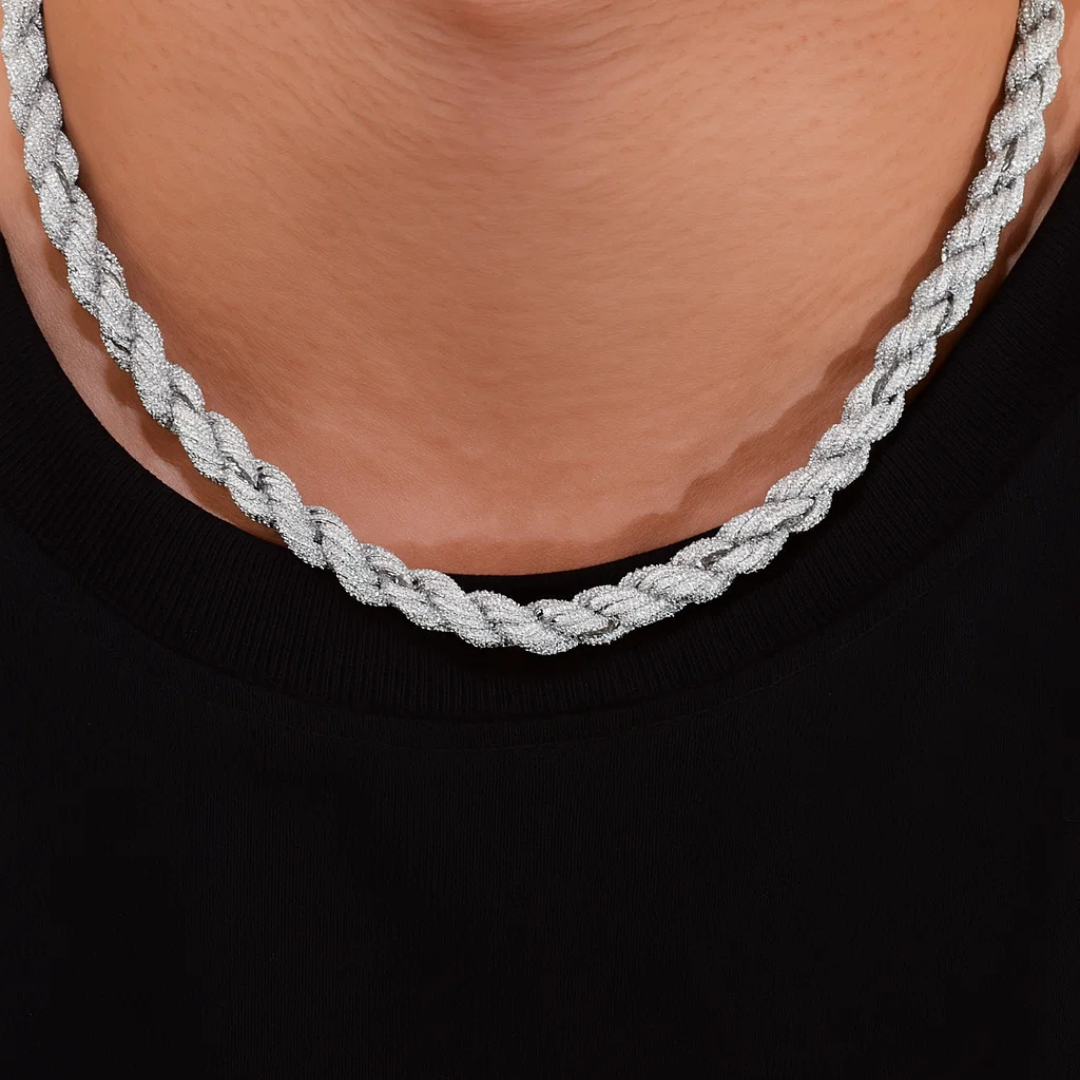 Iced Out Rope Chain